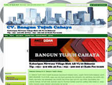 Tablet Screenshot of banguntujuhcahaya.com